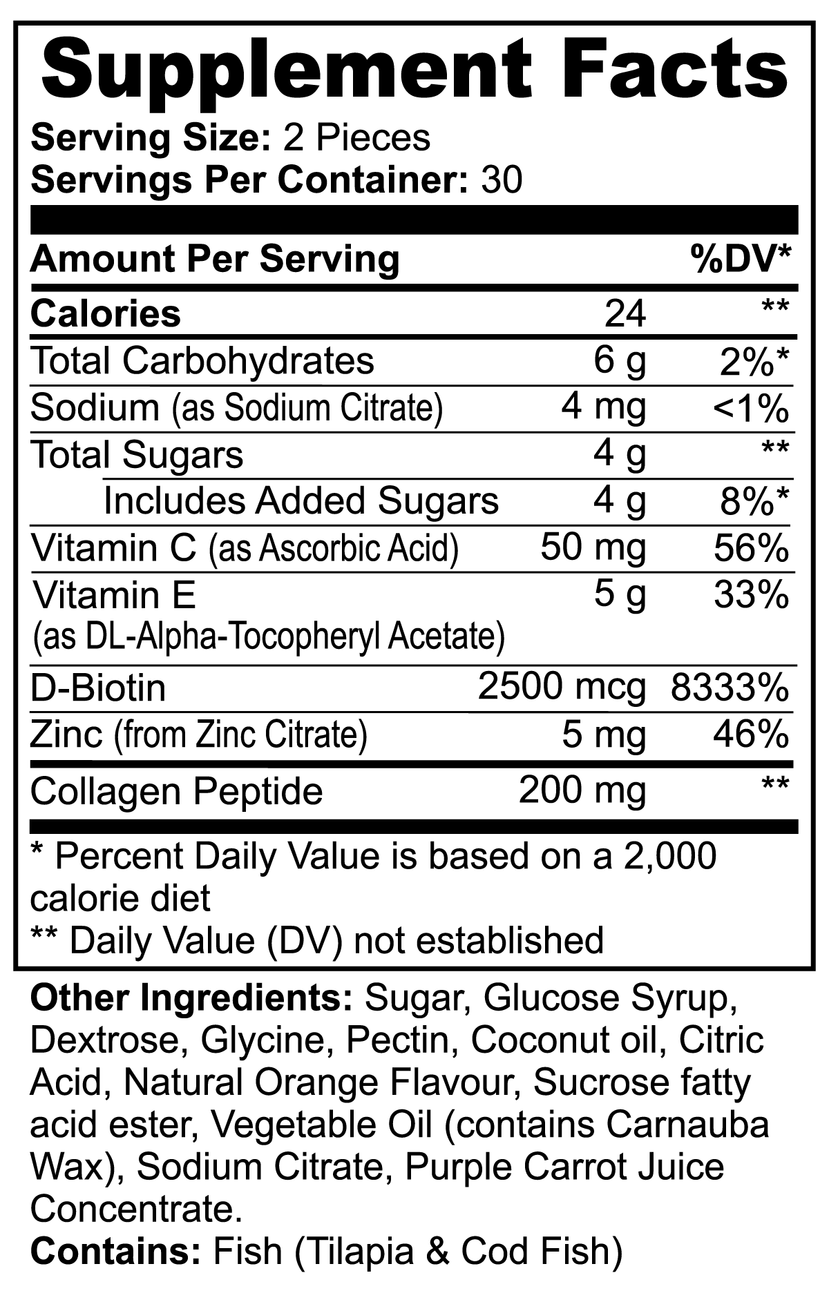 Collagen & Vitamn C Gummies - NutriBite